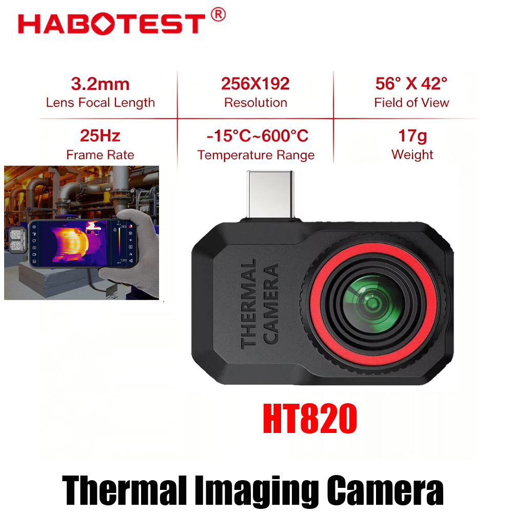 Thermal Imaging Camera Pcb Repair - Nova Câmera Térmica HABOTEST HT820 2026