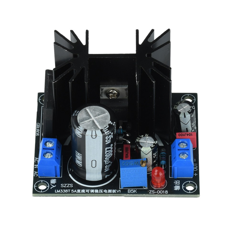 Linear Lab Power Supply Adjustable - Módulo Regulador de Tensão Linear Ajustável