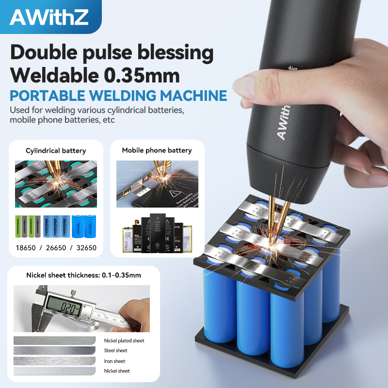 Spot Welder 18650 Battery Pack - Awithz portátil bateria ponto soldador diy