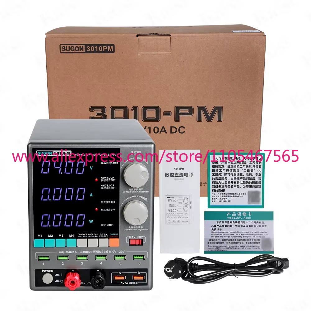 Fonte de alimentação DC regula - Linear Lab Power Supply Adjustable avaliação e preço