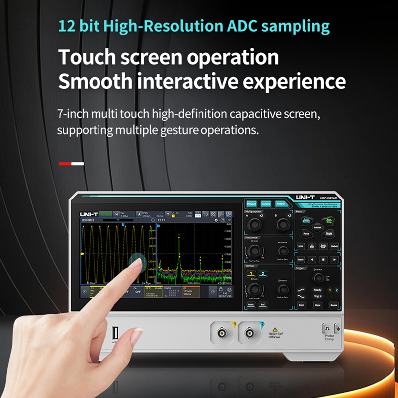 Osciloscópio UNI-T UPO1154HD U - Signal Generator Spectrum Analyzer avaliação e preço