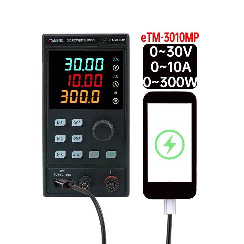 ETOMMENS 30V 10A 300W ETM-3010 - Programmable Dc Power Supply 30V 10A avaliação e preço